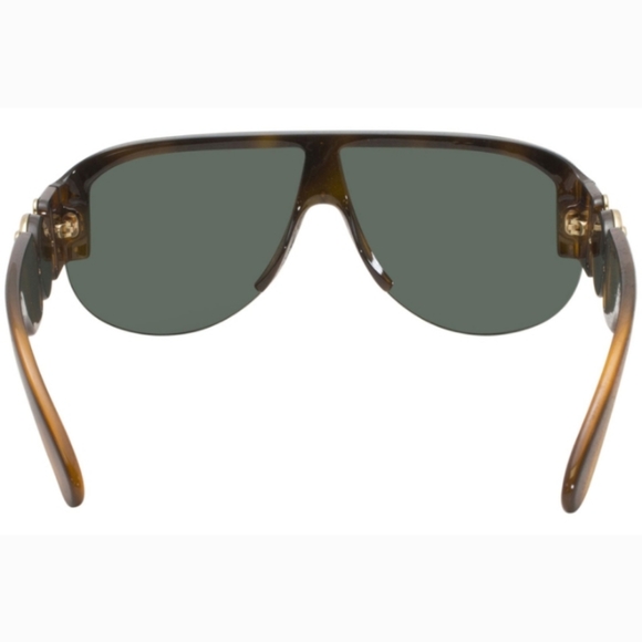 NEW VERSACE UNISEX SUNGLASSES VE4391 5317/71 SHIELD HAVANA VE4391 - Picture 10 of 11